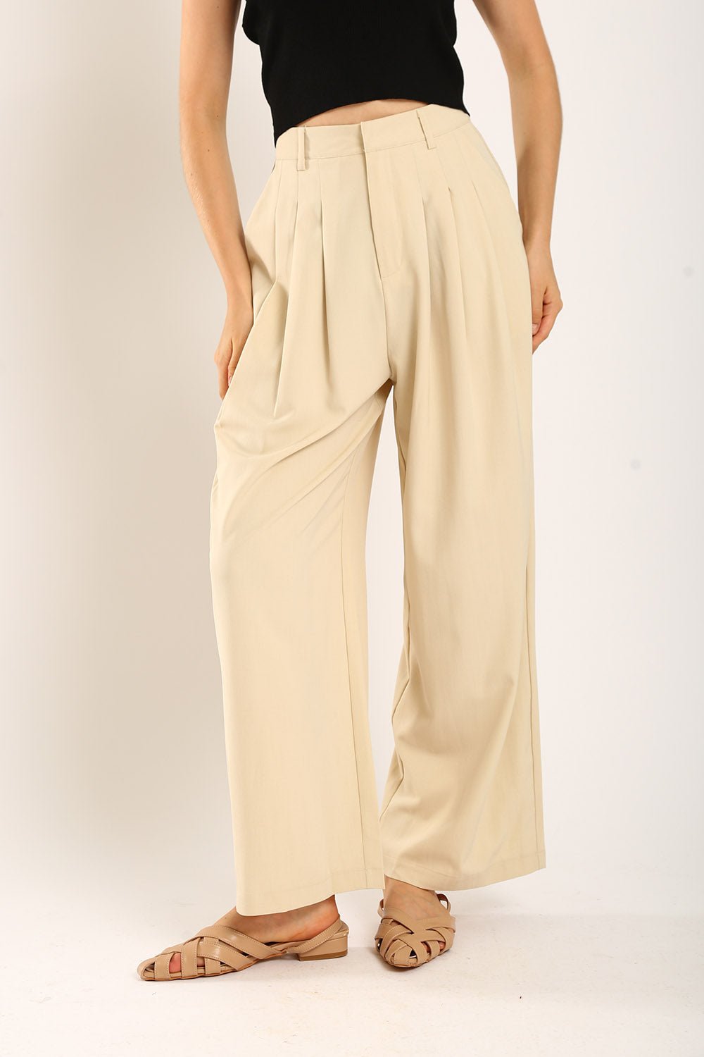 Claudette Relaxed Tailored Pants in Apricot – Bild 10