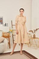 Clarissa Belted Shirt Dress