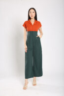 Jorelle Romper in Crayon