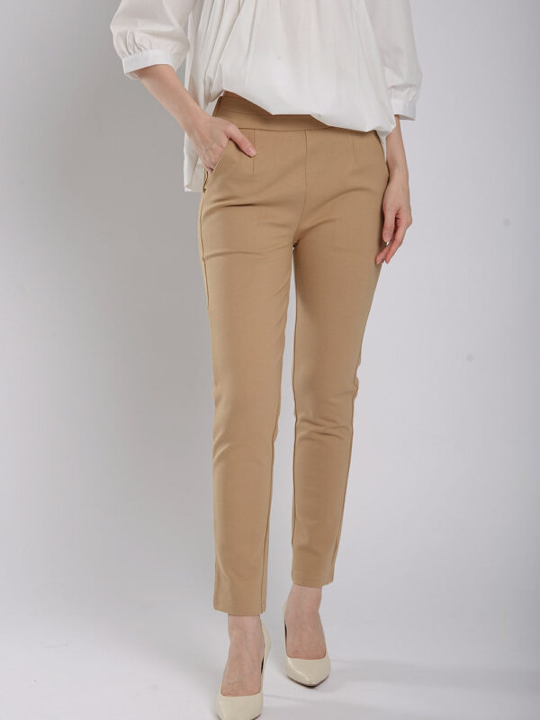 Lana Weight Ultra-Stretch Pants in Khakis