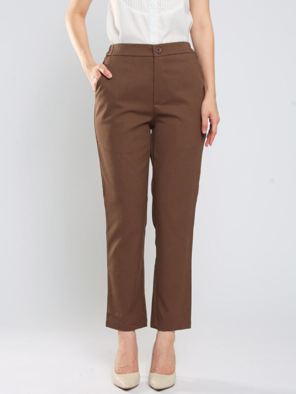 Monalise Tailored Pants in Coffee
