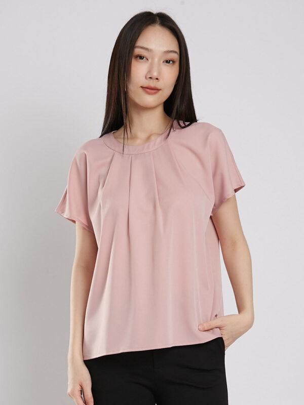 Ashanti Basic Top in Dust Pink