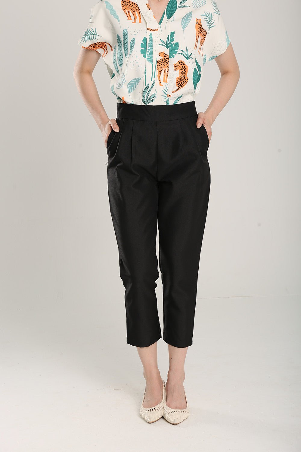 Francesca Tailored Pants in Black - Image 7