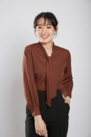 Nadya Blouse in Coffee